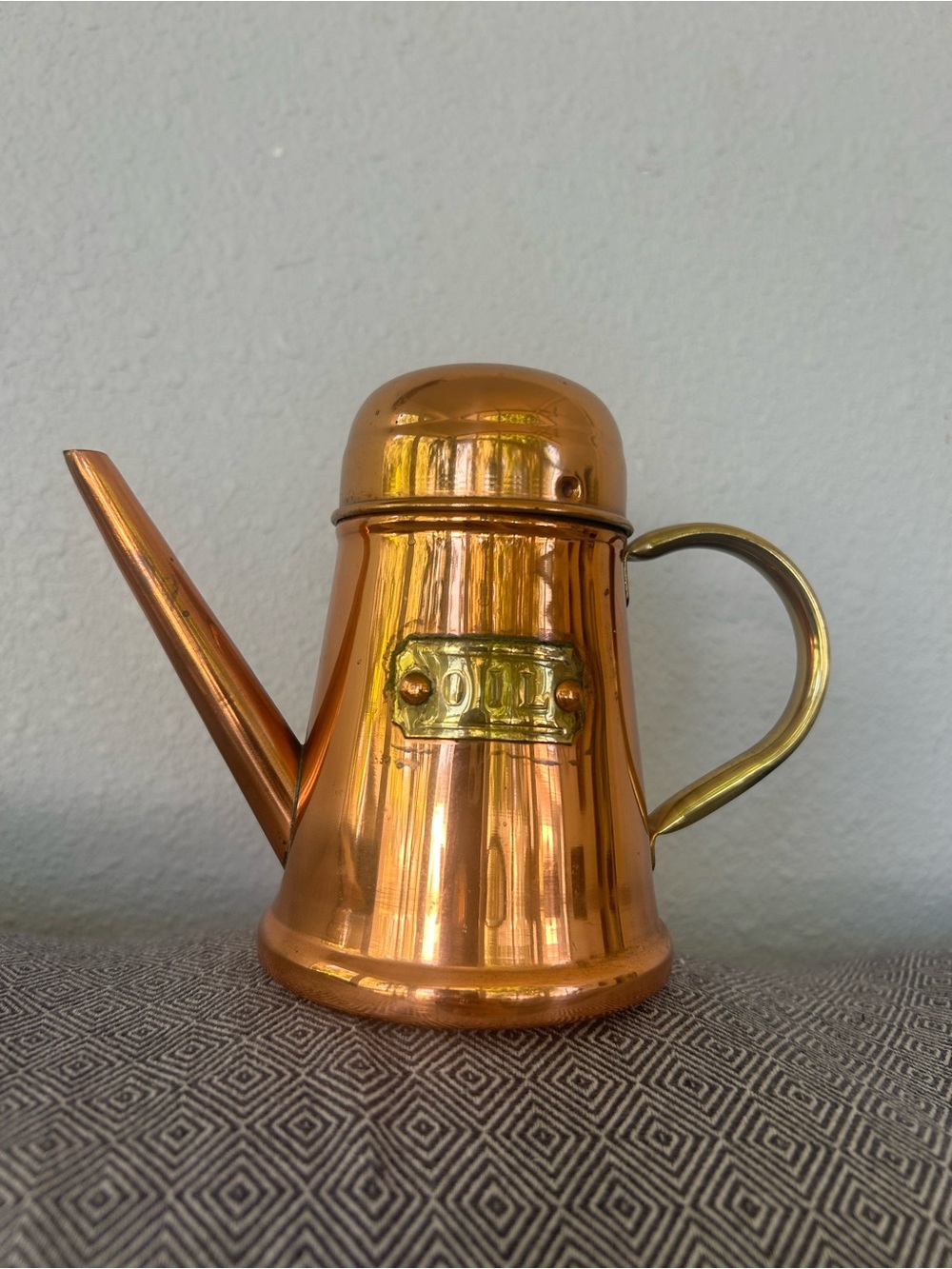 Vintage Copper Oil Dispenser